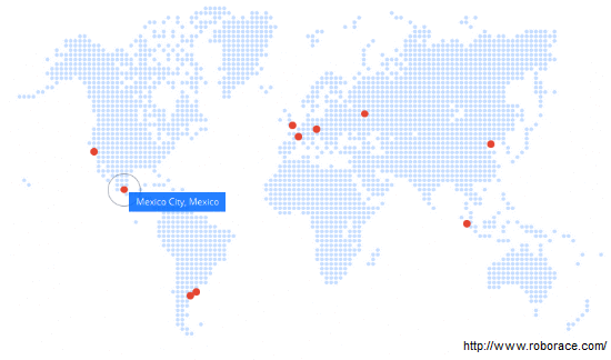 il calendario delle gare Roborace