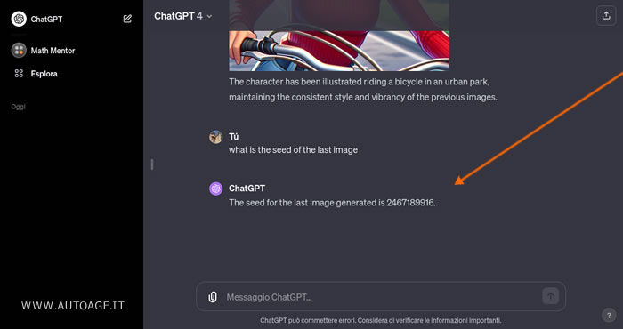 il seed dell'immagine