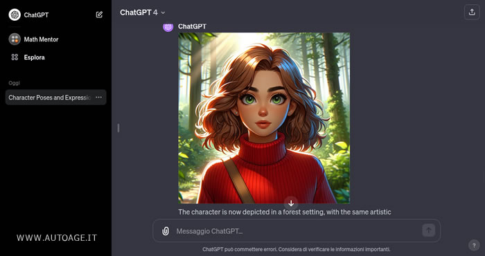 una immagine creata con lo stesso seme