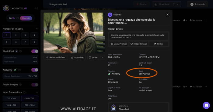 information about the photo