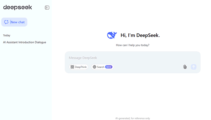 esempio DeepSeek