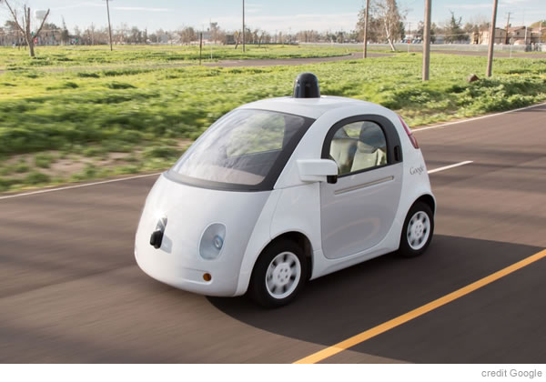 La Google car, l'auto driverless più conosciuta