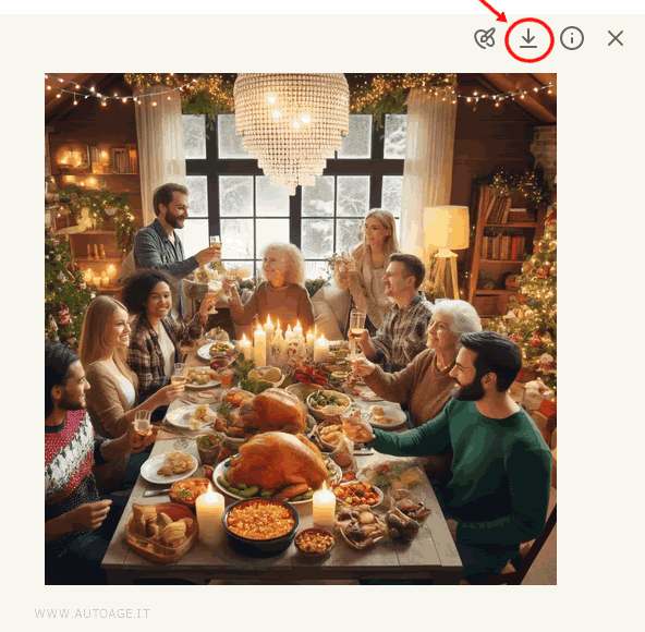 l'immagine modificata