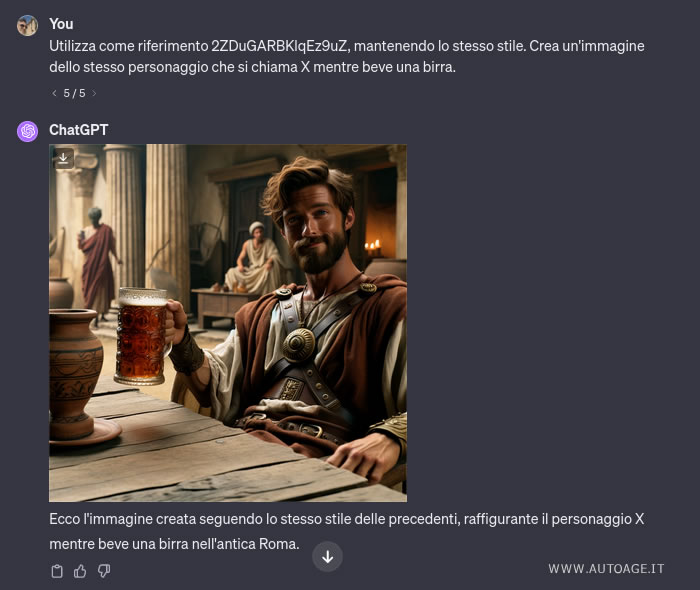 ecco un esempio di foto ritoccata