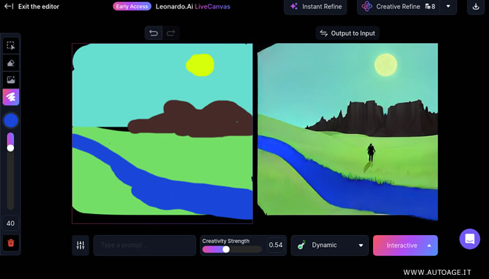 un esempio di panorama